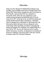 Kutatási anyagok 'Princess Diana', 6.                