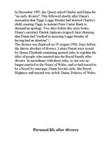 Kutatási anyagok 'Princess Diana', 9.                
