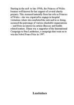 Kutatási anyagok 'Princess Diana', 11.                