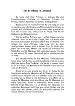 Esszék 'Die Probleme in Lettland', 1.                