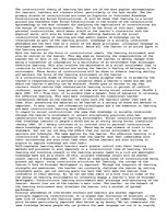 Esszék 'Constructivist Theory of Learning', 1.