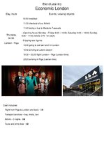 Prezentációk 'Trip Plan', 5.                