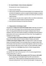 Összefoglalók, jegyzetek 'Institutions of the European Union', 4.                