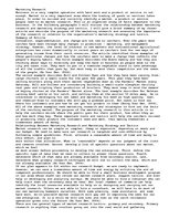 Esszék 'Marketing Research', 1.                