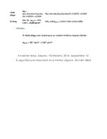 Összefoglalók, jegyzetek 'Víz sűrűségének kísérleti mérése', 3.                