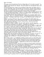 Esszék 'Gender Developement', 1.                