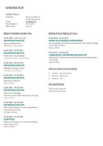 Összefoglalók, jegyzetek 'Lebenslauf Krankenschwester Musterl', 1.                