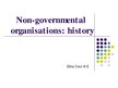 Prezentációk 'Non-Governmental Organizations: History', 1.                