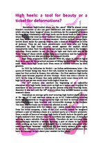 Esszék 'High Heels', 1.                