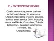 Prezentációk 'E-entrepreneurship', 4.                