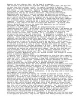 Esszék 'The Short Story "Wyoming: The Solace of Open Spaces" by Gretel Erlich', 1.                