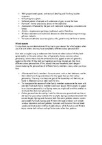 Összefoglalók, jegyzetek 'Colors for Each Season', 5.                