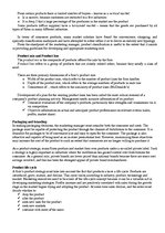 Összefoglalók, jegyzetek 'Product Strategy', 2.                