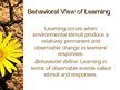 Prezentációk 'Behavioral Learning Theory', 4.                