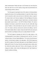 Kutatási anyagok 'Media and Violence', 5.                