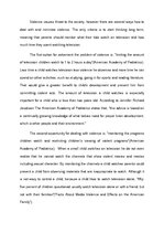 Kutatási anyagok 'Media and Violence', 6.                