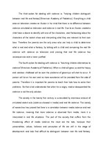 Kutatási anyagok 'Media and Violence', 7.                