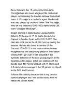 Összefoglalók, jegyzetek 'Kristaps Porziņģis', 2.                