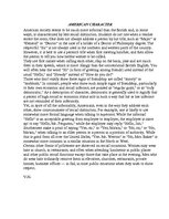 Esszék 'American Character', 1.                