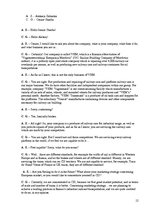 Kutatási anyagok 'Primary Research Assignment:Strategical Forecast, Evaluation, and Event Formulat', 12.                