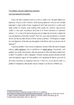 Esszék 'Diplomatic Immunity from Criminal Liability', 5.                