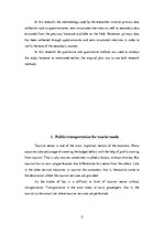 Üzleti tervek 'Evaluation of Public Transportation for Tourists in Riga', 3.                