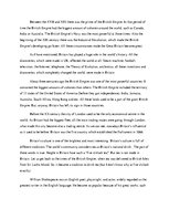 Kutatási anyagok 'British Culture and Civilization', 2.                