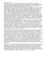 Esszék 'Romeo and Juliet', 1.                