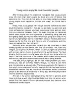 Kutatási anyagok 'Young People Enjoy Life More than Older People', 1.                