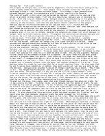 Esszék 'Oedipus Rex - From Light to Dark', 1.                