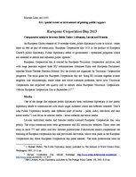 Kutatási anyagok 'European Union Special Events as Instruments of Gaining Public Support', 1.                