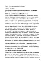 Esszék 'FDI and Singapore's Attractiveness', 1.                