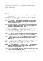 Esszék 'FDI and Singapore's Attractiveness', 3.                