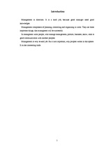 Kutatási anyagok 'Planning, Organizing and Controlling in Management', 5.                