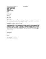 Minták 'Business Letter - Adjustment', 1.                