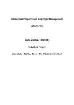 Kutatási anyagok 'Intellectual Property and Copyright Management', 1.                