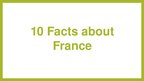 Prezentációk 'France', 10.                