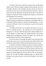 Esszék 'The Role of Differences and Diversity in the Modern Society', 2.                