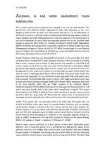 Esszék 'Alcohol Is far more Dangerous than Marihuana', 1.                