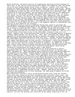 Esszék 'A Justification Paper for the Use of Racial Profiling', 1.                