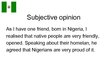 Prezentációk 'Business Etiquette in Nigeria', 20.                