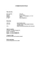 Minták 'Curriculum Vitae ', 1.                