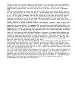 Esszék 'Ways of communication in our times.', 1.                