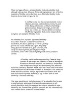 Összefoglalók, jegyzetek 'Healthy and Unhealthy Food', 2.                