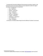 Minták 'Dependence of Resistance on Temperature', 6.                