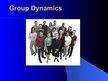 Prezentációk 'Group Dynamics', 1.                