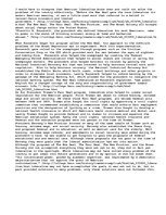 Esszék 'American Liberalism and Its Effectiveness in American Problems', 1.                