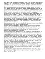 Esszék 'THe Evolution of the PC and Microsoft', 1.                