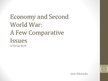 Összefoglalók, jegyzetek 'Economy and Second World War. Few Comparative Issues', 9.                