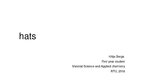 Prezentációk 'Hats', 1.                